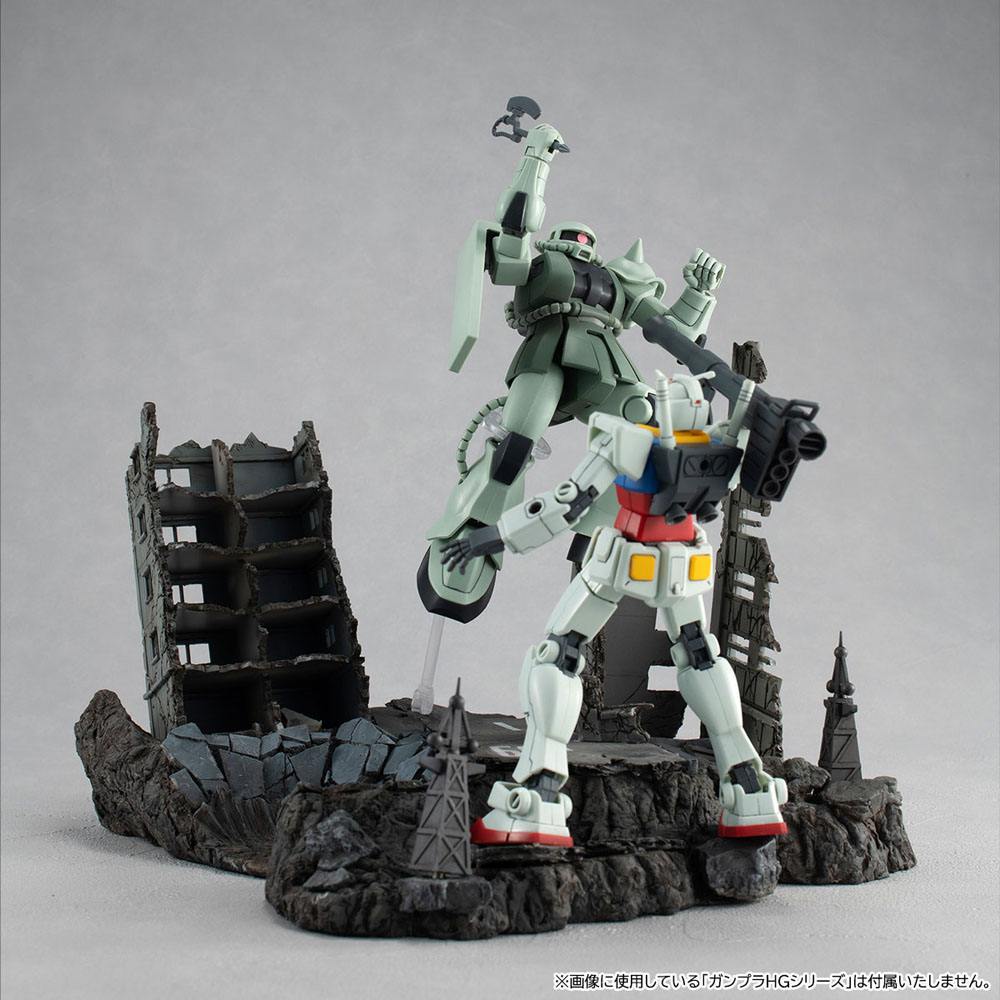 Mobile Suit Gundam Realistic Model Series Diorama G Structure GS02 Ruins at New Yark - Scale Statue - Megahouse - Hobby Figures UK