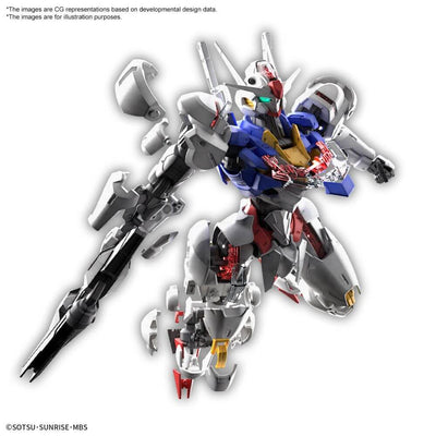 Mobile Suit Gundam Full Mechanics The Witch from Mercury Model Kit Figure GUNDAM AERIAL 1/100 15cm - Model Kit - Bandai Model Kit - Hobby Figures UK