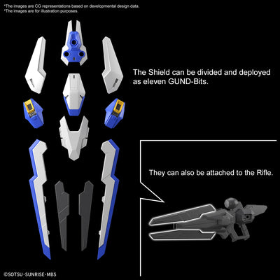 Mobile Suit Gundam Full Mechanics The Witch from Mercury Model Kit Figure GUNDAM AERIAL 1/100 15cm - Model Kit - Bandai Model Kit - Hobby Figures UK