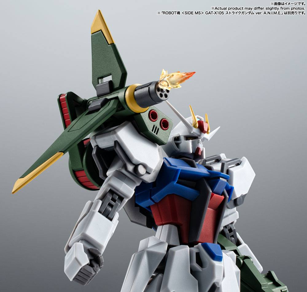 Mobile Suit Gundam Seed Robot Spirits Accessory Set (SIDE MS) AQM/E-X03 Launcher Striker & Effects Parts Set Ver. A.N.I.M.E. - Action Figures - Bandai Tamashii Nations - Hobby Figures UK