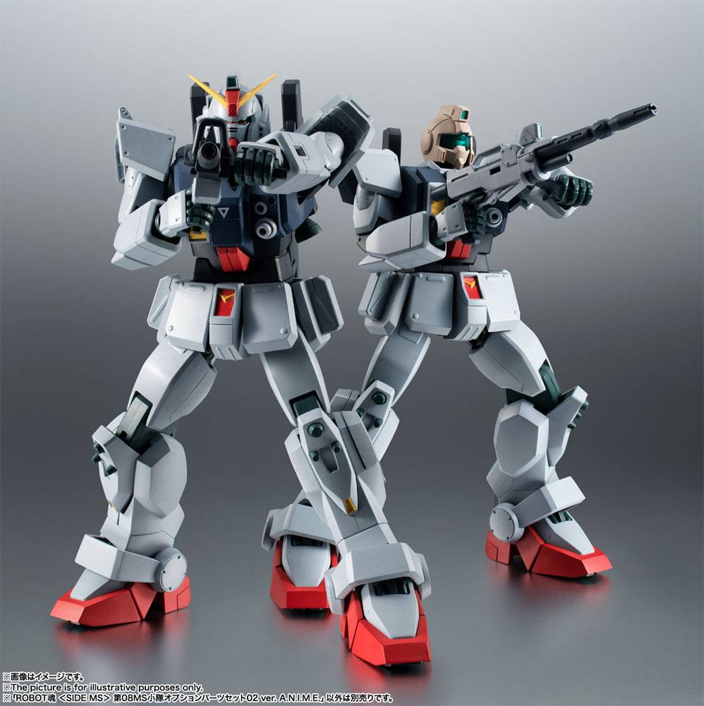 Mobile Suit Gundam: The 08th MS Team Accessory Set (Side MS) Option Parts Set 02 ver. A.N.I.M.E. - Action Figures - Bandai Tamashii Nations - Hobby Figures UK