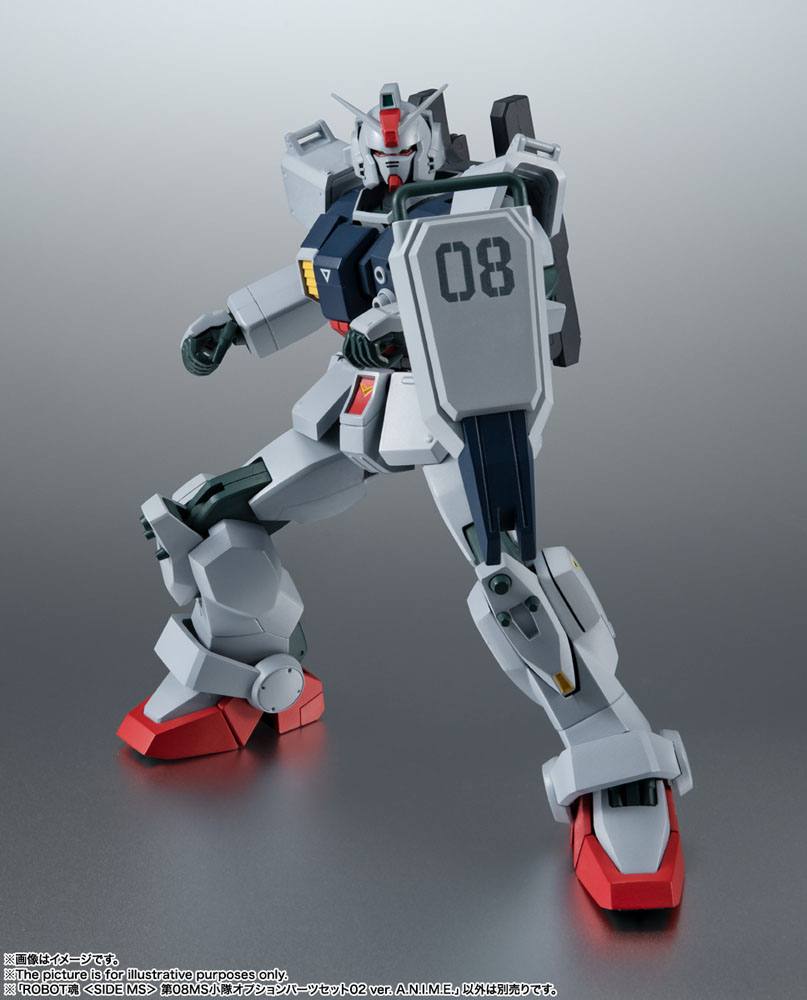 Mobile Suit Gundam: The 08th MS Team Accessory Set (Side MS) Option Parts Set 02 ver. A.N.I.M.E. - Action Figures - Bandai Tamashii Nations - Hobby Figures UK