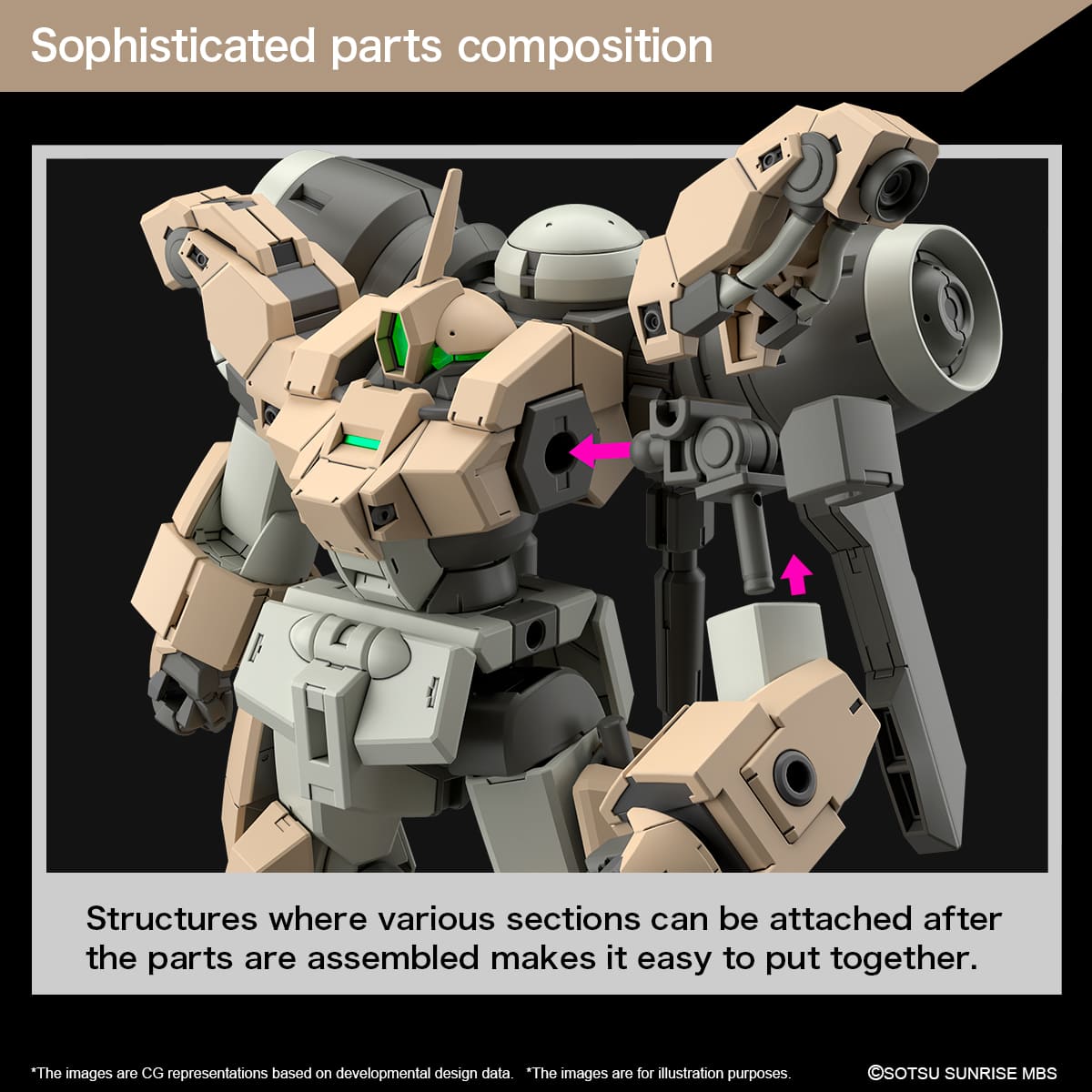 Mobile Suit Gundam The Witch From Mercury Model Kit Figure HG Demi Barding 1/144 12cm - Model Kit - Bandai Model Kit - Hobby Figures UK