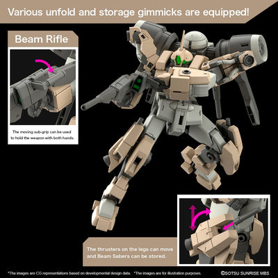 Mobile Suit Gundam The Witch From Mercury Model Kit Figure HG Demi Barding 1/144 12cm - Model Kit - Bandai Model Kit - Hobby Figures UK