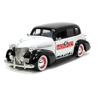 Monopoly Hollywood Rides Diecast Model 1/24 1939 Chevrolet Master Deluxe with Monopoly Figure - Action Figures - Jada Toys - Hobby Figures UK