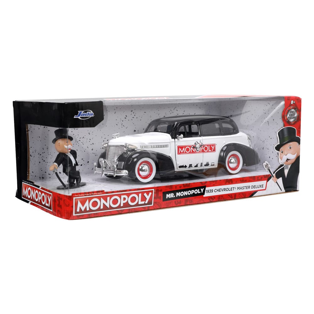 Monopoly Hollywood Rides Diecast Model 1 24 1939 Chevrolet Hobby Figures