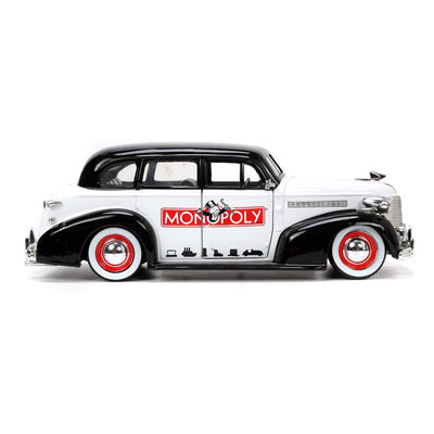 Monopoly Hollywood Rides Diecast Model 1/24 1939 Chevrolet Master Deluxe with Monopoly Figure - Action Figures - Jada Toys - Hobby Figures UK