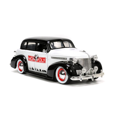 Monopoly Hollywood Rides Diecast Model 1/24 1939 Chevrolet Master Deluxe with Monopoly Figure - Action Figures - Jada Toys - Hobby Figures UK