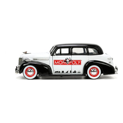 Monopoly Hollywood Rides Diecast Model 1/24 1939 Chevrolet Master Deluxe with Monopoly Figure - Action Figures - Jada Toys - Hobby Figures UK