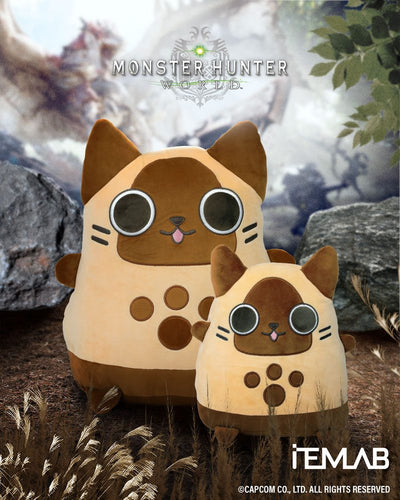 Monster Hunter World Plush Figure Classic Palico Smoosh 25cm - Plush - ItemLab - Hobby Figures UK