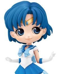 Sailor Moon Eternal The Movie Q Posket Mini Figure Sailor Mercury Ver. A 14cm - Mini Figures - Banpresto - Hobby Figures UK