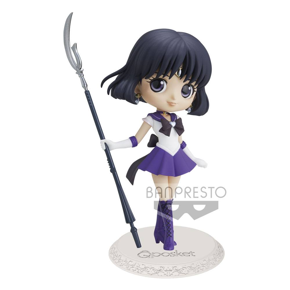 Sailor Moon Eternal The Movie Q Posket Mini Figure Super Sailor Saturn Ver. A 14cm - Mini Figures - Banpresto - Hobby Figures UK
