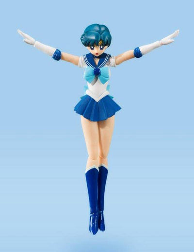 Sailor Moon S.H. Figuarts Action Figure Sailor Mercury Animation Colour Edition 14cm - Action Figures - Bandai Tamashii Nations - Hobby Figures UK