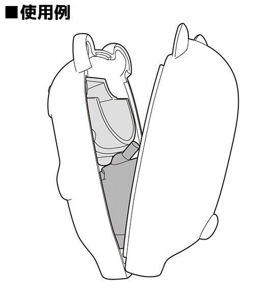 Nendoroid More Face Parts Case for Nendoroid Figures Blue Dinosaur - Mini Figures - Good Smile Company - Hobby Figures UK