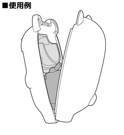 Nendoroid More Face Parts Case for Nendoroid Figures Orca Whale 10cm - Mini Figures - Good Smile Company - Hobby Figures UK