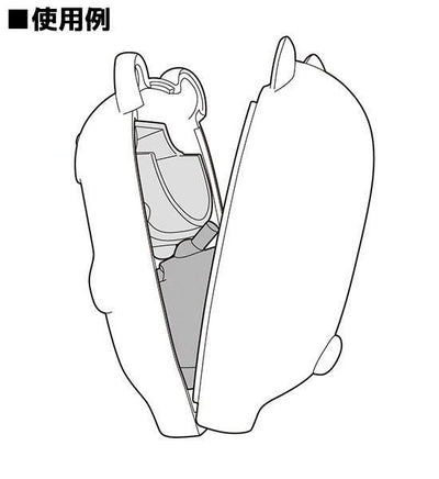Nendoroid More Face Parts Case for Nendoroid Figures Pink Dinosaur - Mini Figures - Good Smile Company - Hobby Figures UK