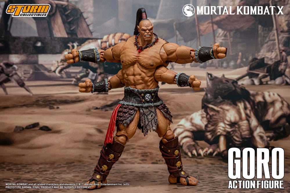 Mortal kombat top goro figure