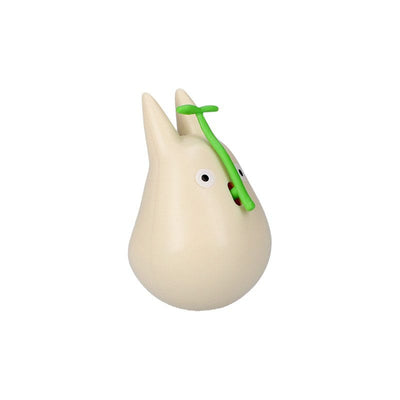 My Neighbor Totoro Round Bottomed Figurine Small Totoro with leaf 5cm - Scale Statue - Semic - Hobby Figures UK