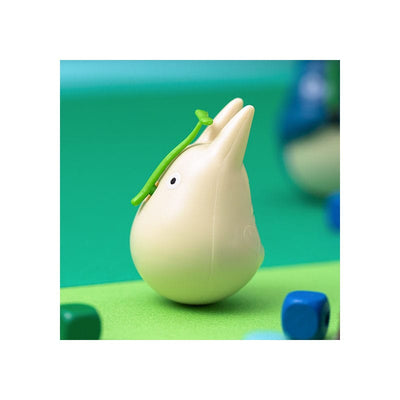 My Neighbor Totoro Round Bottomed Figurine Small Totoro with leaf 5cm - Scale Statue - Semic - Hobby Figures UK