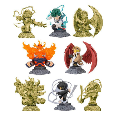 My Hero Academia Mini Bust 7cm 8-Set Assortment Bust Up Heroes 3 - Mini Figures - F-Toys Confect - Hobby Figures UK