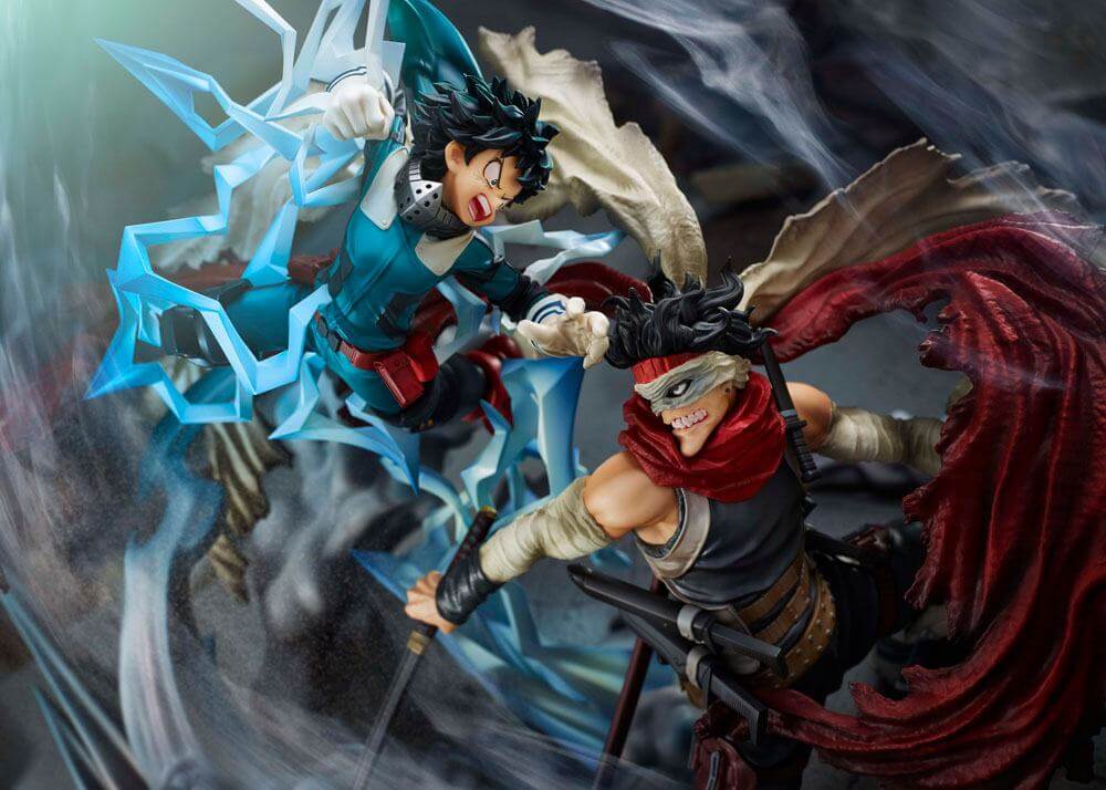 My Hero Academia PVC Statue Izuku Midoriya vs. Stain 30cm - Scale Statue - Tomy - Hobby Figures UK