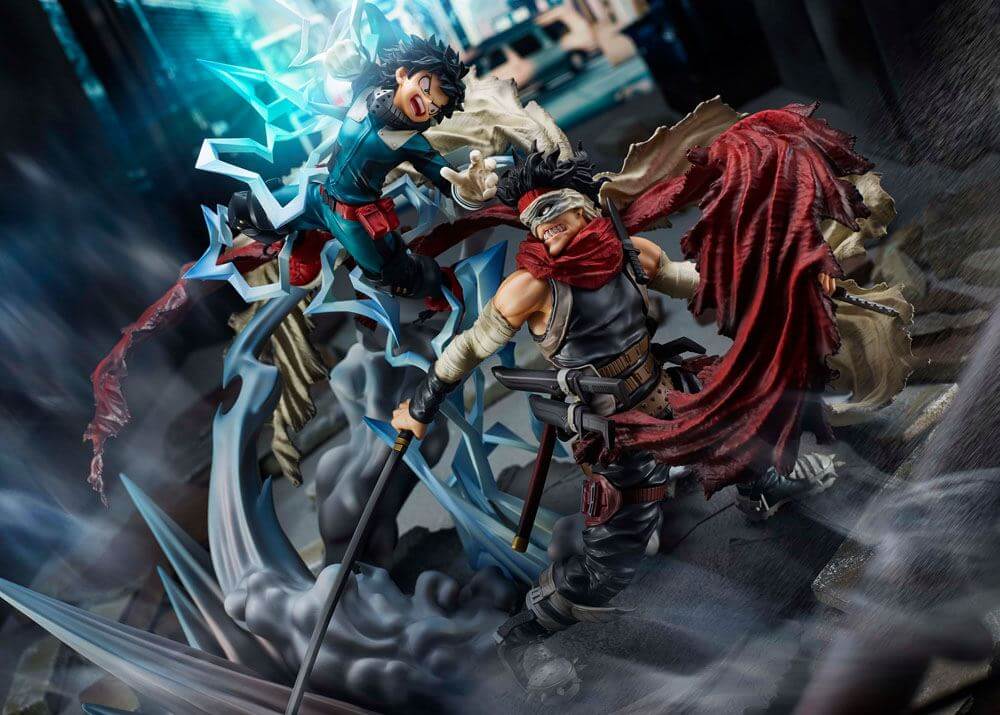 My Hero Academia PVC Statue Izuku Midoriya vs. Stain 30cm - Scale Statue - Tomy - Hobby Figures UK