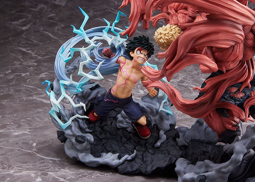 My Hero Academia Super Situation PVC Statue Izuku Midoriya vs. Muscular 30cm - Scale Statue - Tomy - Hobby Figures UK