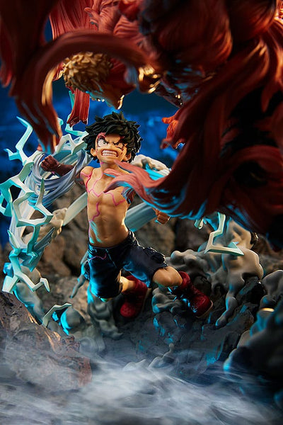 My Hero Academia Super Situation PVC Statue Izuku Midoriya vs. Muscular 30cm - Scale Statue - Tomy - Hobby Figures UK