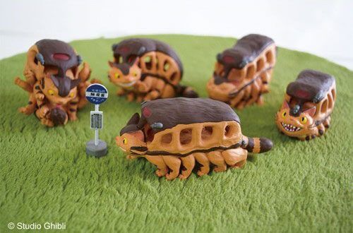 My Neighbor Totoro Mini Figures Catbus 6cm Display 6-Set - Mini Figures - Benelic - Hobby Figures UK