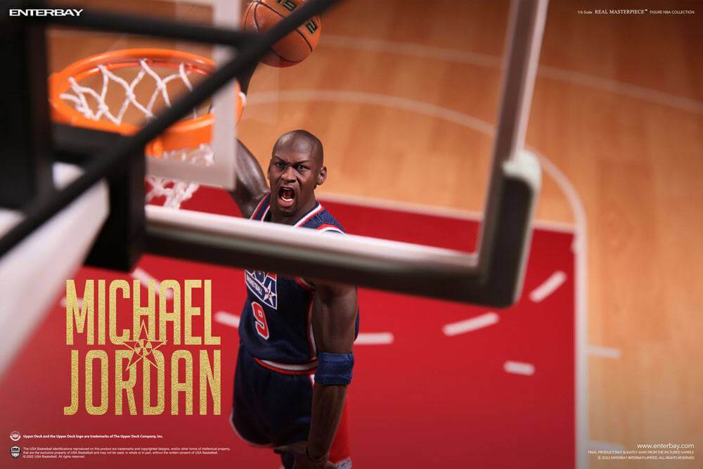 Enterbay - 1/6 Scale - NBA Collection - Michael Jordan (Series 2) #23 Black  Jersey Limited Edition Collectible Figure