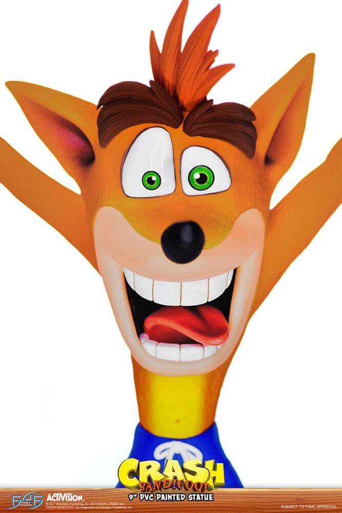 Crash Bandicoot N. Sane Trilogy PVC Statue Crash Bandicoot 23cm - Scale Statue - First 4 Figures - Hobby Figures UK