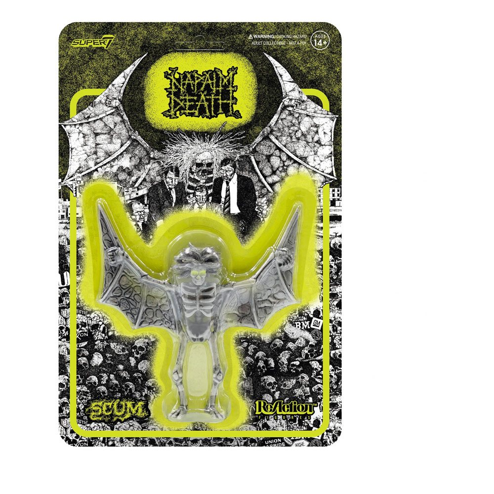 Napalm Death ReAction Action Figure Scum Demon (Lime Green) 10cm - Action Figures - Super7 - Hobby Figures UK