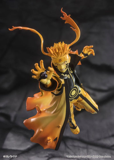 Naruto S.H. Figuarts Action Figure Naruto Uzumaki (Kurama Link Mode) - Courageous Strength That Binds - 15cm - Action Figures - Bandai Tamashii Nations - Hobby Figures UK