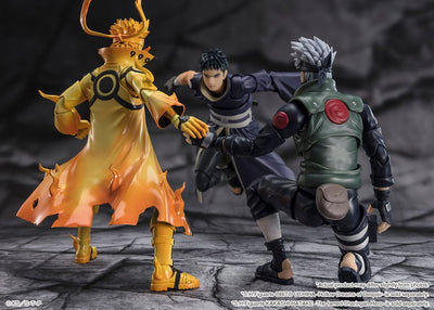Naruto S.H. Figuarts Action Figure Naruto Uzumaki (Kurama Link Mode) - Courageous Strength That Binds - 15cm - Action Figures - Bandai Tamashii Nations - Hobby Figures UK