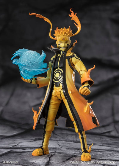 Naruto S.H. Figuarts Action Figure Naruto Uzumaki (Kurama Link Mode) - Courageous Strength That Binds - 15cm - Action Figures - Bandai Tamashii Nations - Hobby Figures UK