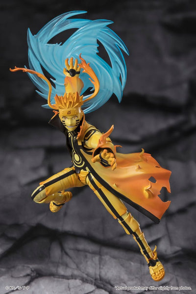 Naruto S.H. Figuarts Action Figure Naruto Uzumaki (Kurama Link Mode) - Courageous Strength That Binds - 15cm - Action Figures - Bandai Tamashii Nations - Hobby Figures UK
