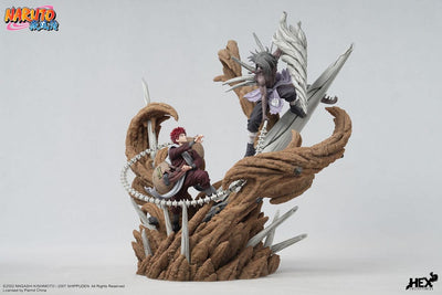 Naruto Shippuden Elite Dynamic Statue 1/6 Gaara vs Kimimaro 61cm - Scale Statue - HEX Collectibles - Hobby Figures UK