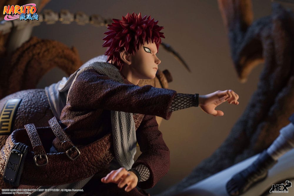 Naruto Shippuden Elite Dynamic Statue 1/6 Gaara vs Kimimaro 61cm - Scale Statue - HEX Collectibles - Hobby Figures UK