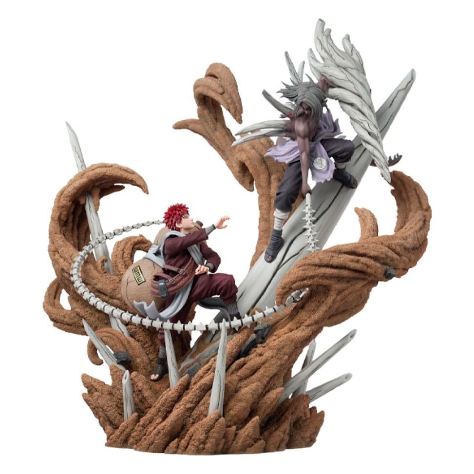 Naruto Shippuden Elite Dynamic Statue 1/6 Gaara vs Kimimaro 61cm - Scale Statue - HEX Collectibles - Hobby Figures UK