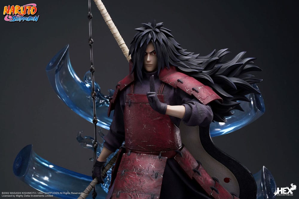 Naruto Shippuden Master Museum Statue 1/4 Uchiha Madara 70cm - Scale Statue - HEX Collectibles - Hobby Figures UK