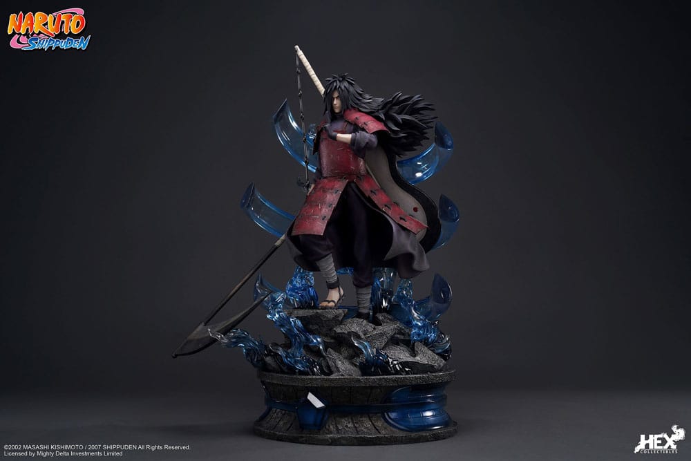 Naruto Shippuden Master Museum Statue 1/4 Uchiha Madara 70cm - Scale Statue - HEX Collectibles - Hobby Figures UK