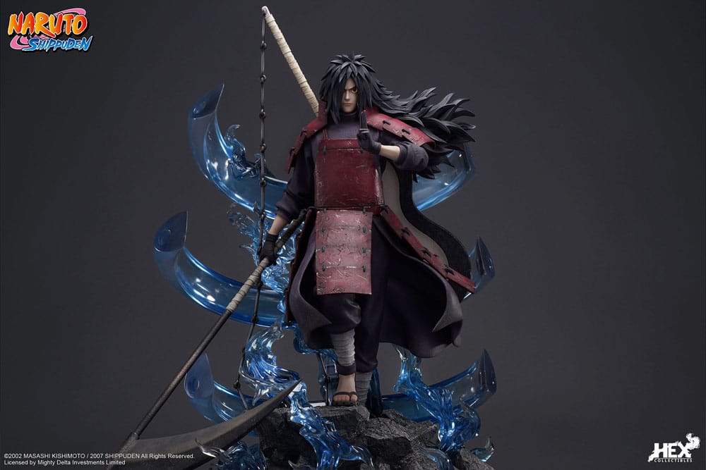 Naruto Shippuden Master Museum Statue 1/4 Uchiha Madara 70cm - Scale Statue - HEX Collectibles - Hobby Figures UK