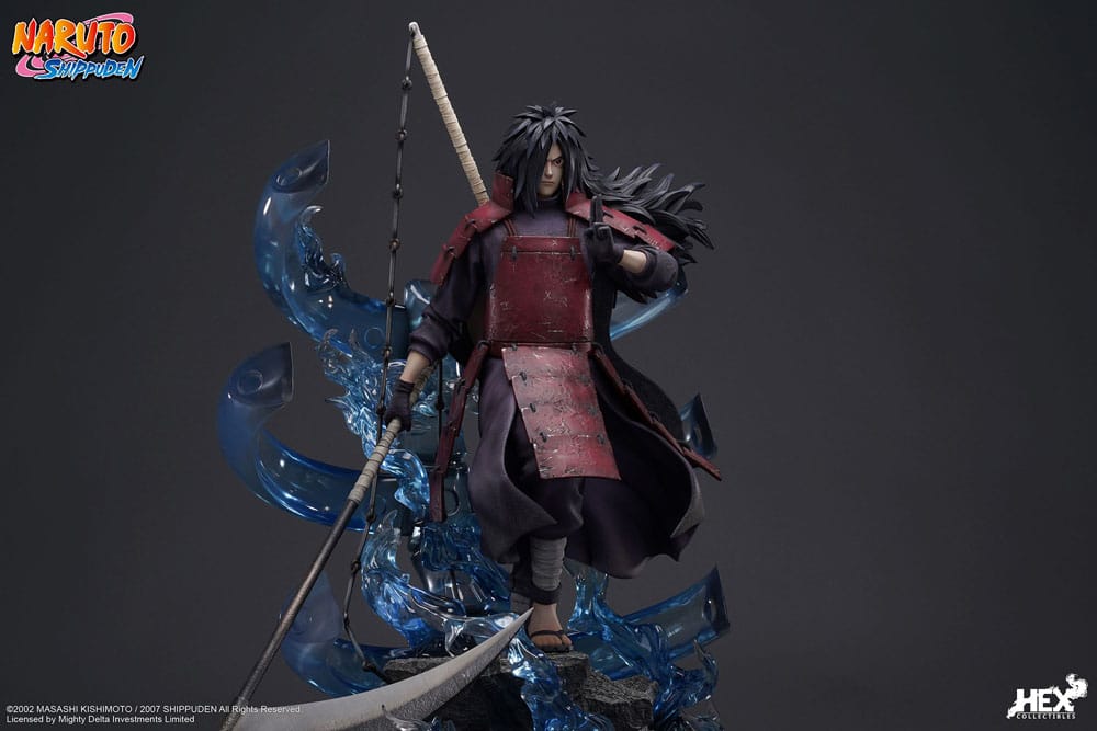 Naruto Shippuden Master Museum Statue 1/4 Uchiha Madara 70cm - Scale Statue - HEX Collectibles - Hobby Figures UK