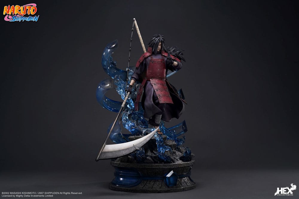 Naruto Shippuden Master Museum Statue 1/4 Uchiha Madara 70cm - Scale Statue - HEX Collectibles - Hobby Figures UK