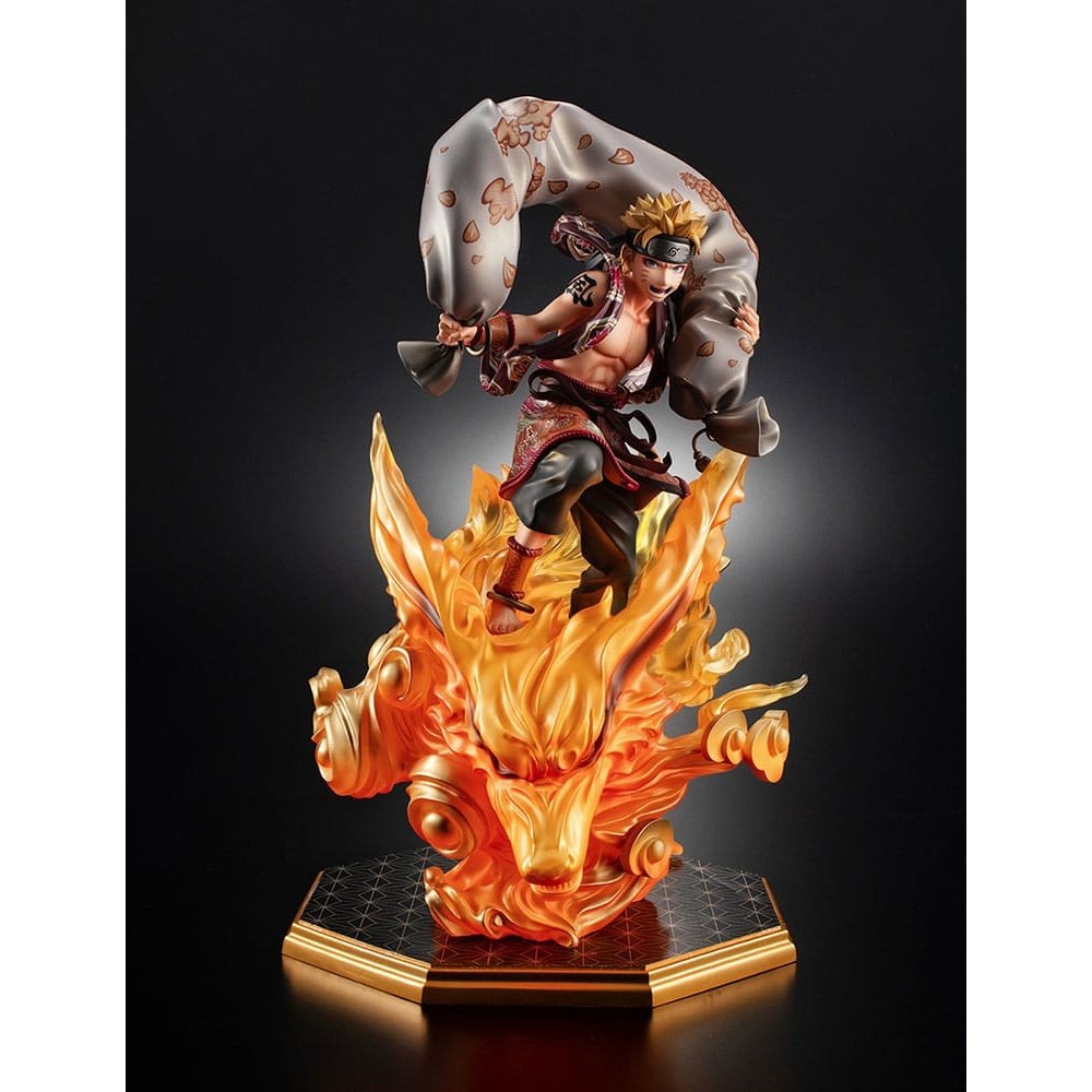 Naruto Shippuden Precious G.E.M. Series PVC Statue Naruto Uzumaki Wind God 28cm - Scale Statue - Megahouse - Hobby Figures UK