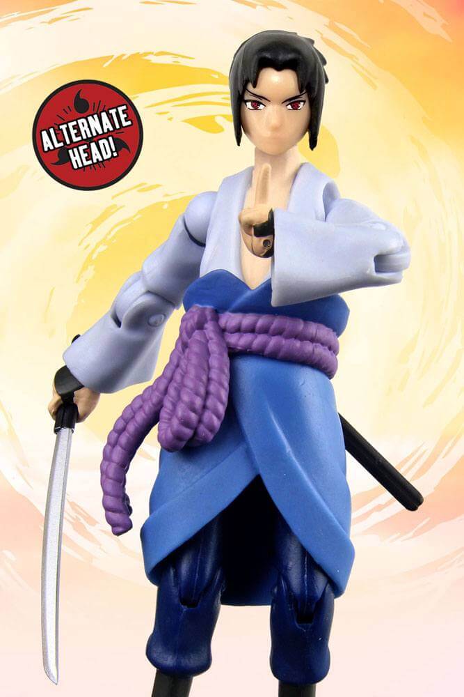 Naruto Shippuden Encore Collection Action Figure Sasuke (Alternate Head) 10cm - Action Figures - Toynami - Hobby Figures UK