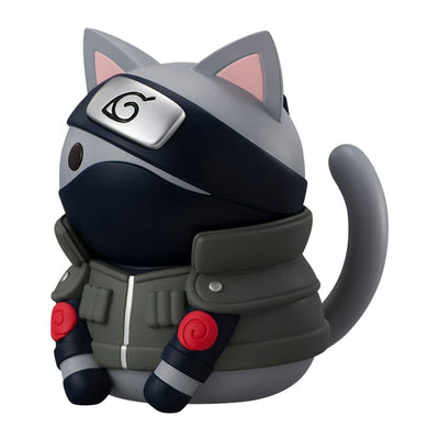 Naruto Shippuden Mega Cat Project Nyaruto! Series Reboot Trading Figure Kakashi Hatake 10cm - Mini Figures - Megahouse - Hobby Figures UK