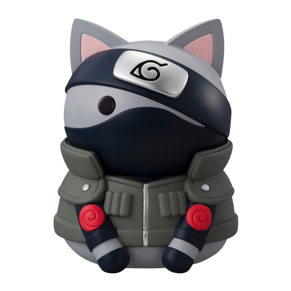 Naruto Shippuden Mega Cat Project Nyaruto! Series Reboot Trading Figure Kakashi Hatake 10cm - Mini Figures - Megahouse - Hobby Figures UK