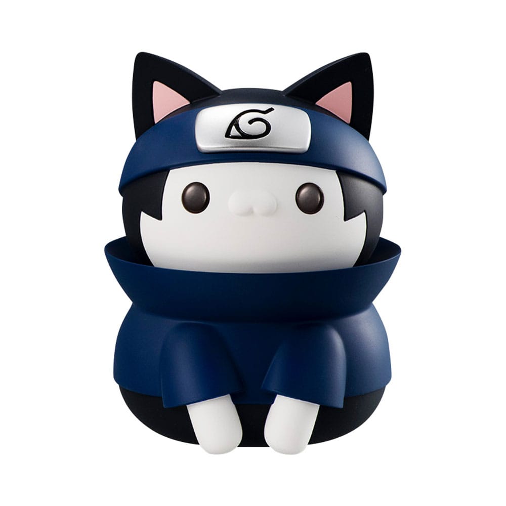 Naruto Shippuden Mega Cat Project Nyaruto! Series Reboot Trading Figure Sasuke Uchiha 10cm - Mini Figures - Megahouse - Hobby Figures UK