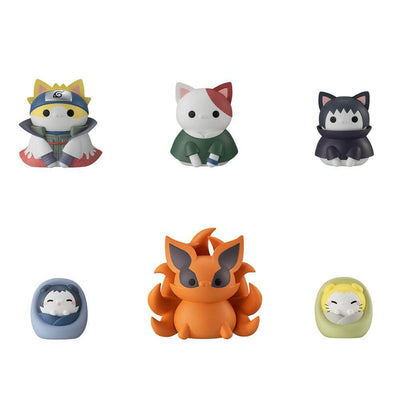 Naruto Shippuden Mega Cat Project Trading Figures Nyaruto! Once Upon A Time In Konoha Village Special Set 3cm - Mini Figures - Megahouse - Hobby Figures UK